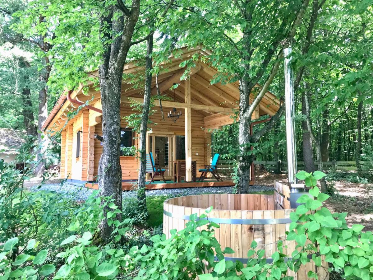 Blockhaus Chalet Mit Beheizbarem Badefass Und Infrarotsauna Auf Der Terrasse Oberschützen 외부 사진